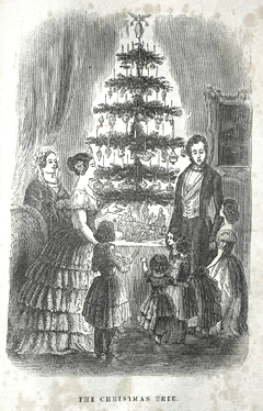 Godey'streeDec1850 Vánoční stromeček